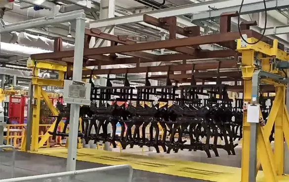 Línea de pretratamiento y electrorecubrimiento para chasis de automóviles Jinggong