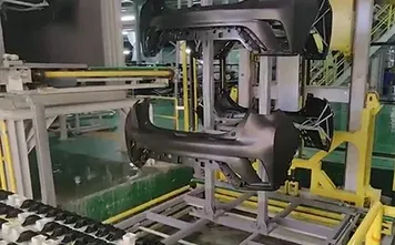 Línea de recubrimiento por pulverización para parachoques de plástico BYD
