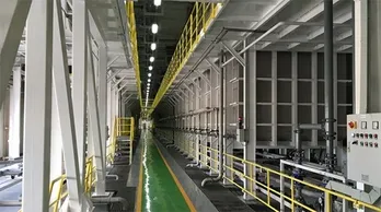Primer nivel del sistema de pretratamiento y electrorecubrimiento