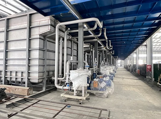Proyecto de línea de electrorecubrimiento en la República Checa