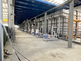 Proyecto de línea de electrorecubrimiento en la República Checa