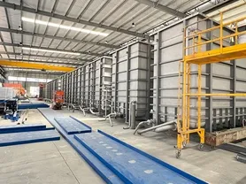Proyecto de línea de electrorecubrimiento en la República Checa