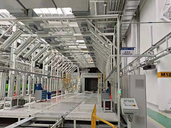 Estructura de zona de trabajo cerrada