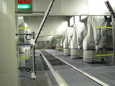 Robots de taller de pintura
