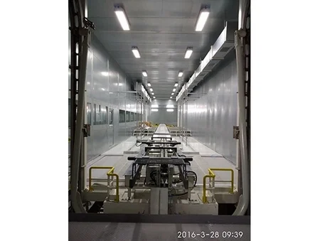 Estructura de la cabina de la sección de procesos
