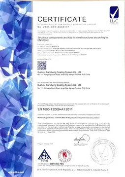 Certificación CE EN1090
