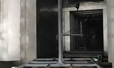 Estación de soplado automatizada para piezas de plástico