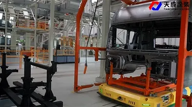 Carga automática de la cabina del camión