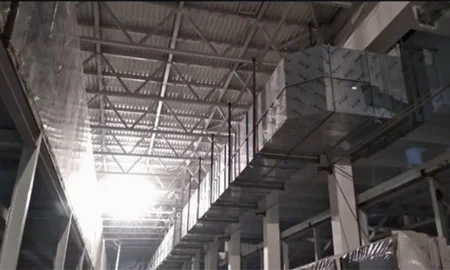 30 de diciembre de 2018: Se completó la instalación principal del equipo de proceso del taller de pintura 
