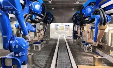 20 de enero de 2019: Encendido y puesta en servicio de robots de pintura